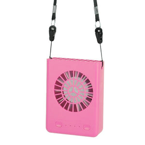 USB Rechargeable Wearable Portable Hand Free Neckband Fan  Personal Mini Neck Double Fans 3 Speed Adjustable for Ourdoor