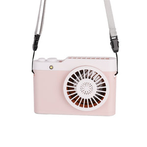 USB Rechargeable Wearable Portable Hand Free Neckband Fan  Personal Mini Neck Double Fans 3 Speed Adjustable for Ourdoor